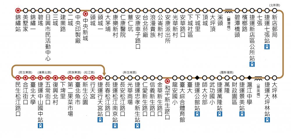 643番の路線図